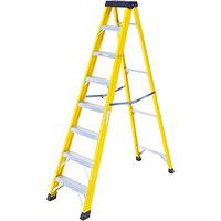 285-158 RS PRO Fibreglass 8 steps Step Ladder, 3.053m open length