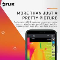 flir-one-pro-ios-usb-c-435-0008-03 FLIR Flir One Pro USB-C Thermal Imaging Camera, -20 To 120 °C, 160 x 120pixel Detector Resolution