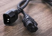123-0952 RS PRO Straight IEC C15 Socket to Straight IEC C14 Plug Power Cord, 2m