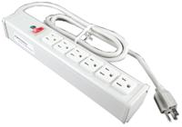 836-1580 Wiremold 4.6m 6 Socket NEMA 5-15R Extension Lead, 120 V