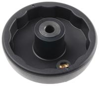 72651 Elesa Black Technopolymer Hand Wheel, 83mm diameter