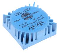 70021k Nuvotem Talema 115 V ac, 230 V ac, 2 x 9V ac Toroidal Transformer, 5VA 2 Output