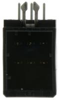 1376136-1 TE Connectivity Dynamic 2000 Series Right Angle Through Hole PCB Header, 6 Contact(s), 2.5 mm Pitch, 2 Row, Shrouded