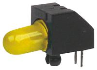 125-511-04 Marl , Yellow Right Angle PCB LED Indicator, Through Hole 2.1 V