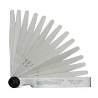 fg13100 Teng Tools FG13100 Hardened Rolled Steel Feeler Gauge 0.05 - 1.0mm, 13 Blades