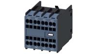 3rh2911-2xa22-0ma0 Siemens Auxiliary Contact, 4 Contact, 2NC + 2NO, Snap-On, SIRIUS 3RH2911