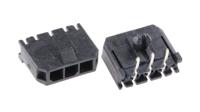 43650-0300 Molex Micro-Fit 3.0 Series Right Angle Through Hole PCB Header, 3 Contact(s), 3 mm Pitch, 1 Row, Shrouded