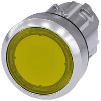 3su1051-0aa30-0aa0 Siemens SIRIUS ACT 3SU10 Series Yellow Latching Push Button Head, 22mm Cutout, IP66, IP67, IP69K