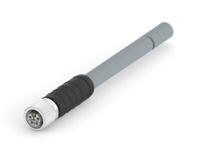 t41613b9l25-005 TE Connectivity Female 5 way M12 to Female 5 way M12 Sensor Actuator Cable, 5 m