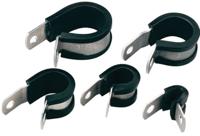 211-15340 HellermannTyton Black, Aluminium Alloy, Chloroprene P Clip