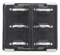 2-1634200-6 TE Connectivity DPDT, (On)-Off-(On) Rocker Switch Panel Mount