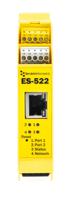 es-522 Brainboxes Serial Device Server, 1 Ethernet Port, 2 Serial Port, RS232, RS422, RS485 Interface, 1Mbit/s Baud Rate