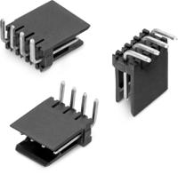 66100311722 Wurth Elektronik WR-WTB Series Right Angle Through Hole PCB Header, 3 Contact(s), 2.54 mm Pitch, 1 Row, Shrouded
