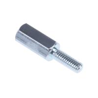 806-6572 RS PRO Standoff, M3 x M3 Thread, 15mm Body, Steel, Male/Female, 8mm Stud
