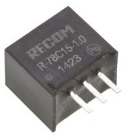 r-78c15-10 Recom Switching Regulator, Through Hole, 15V dc Output Voltage, 18 → 42V dc Input Voltage, 1A Output Current, 1