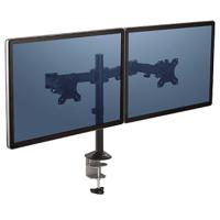8502601 Fellowes Desk Mounting Monitor Arm for 2 x Screen, 30in Screen Size