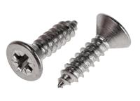 522-1381 RS PRO Plain Stainless Steel Countersunk Head Self Tapping Screw, N°10 x 3/4in Long 19mm Long