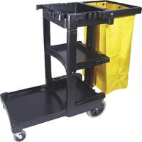 1805985 Rubbermaid Commercial Products 3 Shelf PP Trolley Cart