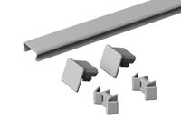 8800885 Rittal TS Series RAL 7035 Plastic Baying Cover, 800mm L for Use with TS, TS IT, VX, VX IT