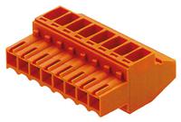 1638570000 Weidmuller, 3.5mm Pitch, BL, 4 Way, Pluggable Terminal Block, Plug, Cable Mount, Screw Termination,