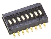 1-1571983-1 TE Connectivity 8 Way Surface Mount DIP Switch SPST, Rocker Actuator