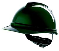 gv442-0000000-000 MSA Safety V-Gard 500 Green Safety Helmet, AdjustableVentilated