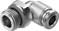 npqr-l-g14-q6 Festo NPQR Series Push-in Fitting, G 1/4 Male to Push In 6 mm, Threaded-to-Tube Connection Style, 8085683