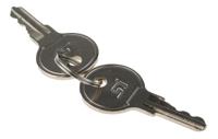 192-9654 RS PRO Chrome Die Cast Cabinet Lock, 20mm Panel-to-Tongue, 19.5 x 16.5mm Cutout, Key Unlock