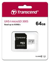 ts64gusd300s-a Transcend 64 GB MicroSDXC Micro SD Card, A1, Class 10, UHS-I U1, UHS-I U3, V30