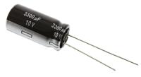 eeueb1a332 Panasonic 3300μF Aluminium Electrolytic Capacitor 10V dc, Radial, Through Hole - EEUEB1A332