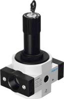 lrs-14-d-o-mini Festo G 1/4 Pneumatic Regulator - 0.5bar to 12bar, 16bar max. input, 194612