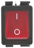 c6053alnaeb Arcolectric (Bulgin) Ltd Illuminated DPST, On-Off Rocker Switch Panel Mount