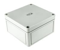12048501 Spelsberg TK PC Series Grey Polycarbonate Enclosure, IP66, Grey Lid, 130 x 130 x 75mm
