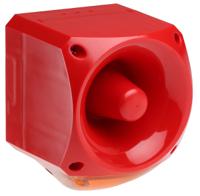 pnc-0028 Klaxon PNC Series Amber Sounder Beacon, 10 → 60 V dc, IP66, Side Mount, 113dB at 1 Metre