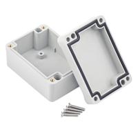 186-2268 RS PRO Grey ABS Enclosure, IP67, IK09, Grey Lid, 70 x 50 x 36.75mm
