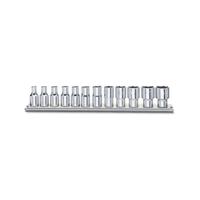 900mbsb12 BETA 12-Piece Metric 1/4 in Standard Socket Set , 12 point