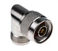 26-8012 Cinch Female, Male N Connector, 50Ω, Right Angle Body