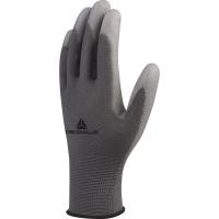 ve702gr10 Delta Plus VE702GR Grey Polyamide Polyamide Work Gloves, Size 10, Polyurethane Coating