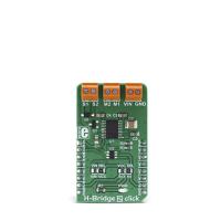 mikroe-3000 MikroElektronika H-Bridge 2 Click Board Half-Bridge Driver for MPC17510 for Mechanised Toys, Prototype Robots, Motor
