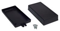 192-0741 RS PRO Black ABS Enclosure, IP54, Flanged, 169.15 x 74.35 x 39.85mm