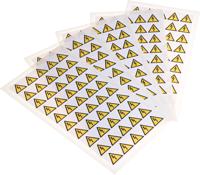 776-0948 RS PRO Black/Yellow Vinyl Safety Labels, Symbol-Text 25 mm x 25mm