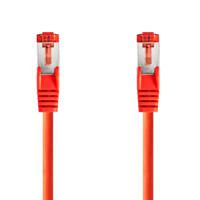 ccgl85221rd025 NedisCCGL85, 250mm Cat6, Red RJ45 to Male RJ45 Male, S/FTP Shielded, Terminated PVC Sheath