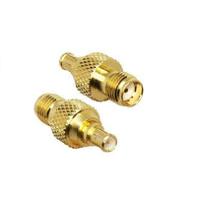 adp-smaf-mcxm Linx Straight Coaxial Adapter SMA Socket to MCX Plug 0 → 6GHz