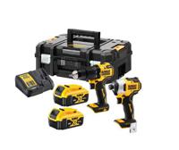 dck2062m2t-qw DeWALT DCK2062M2T-QW, 18V Cordless Drill Power Tool Kit - Cordless Drill Kit, Type C - Euro Plug
