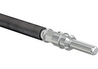 300501 Staubli Circular Connector, 1 Contacts, Cable, 8 mm Connector, Plug, Male, IP67, RobiFix Series