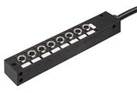1202470012 Molex 120247 Series Sensor Box, M8, 5m cable, 3 way, 8 port