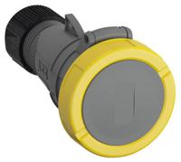 2cma101118r1000-216ec4w Amphenol Industrial, Easy & Safe IP67 Yellow Cable Mount 2P + E Industrial Power Socket, Rated At 16A, 110 V