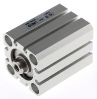 cdqsb25-20d SMC Pneumatic Compact Cylinder - 25 mm Bore, 20 mm CDQS Series, Double Acting Acting