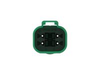 dt04-4p-te03 TE Connectivity, DT04-4P Automotive Connector Plug Green Cable 4 Way, Cable Termination DT04-4P-TE03