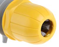 2133230 Scame IP44 Yellow Cable Mount 2P + E Industrial Power Plug, Rated At 32A, 110 V